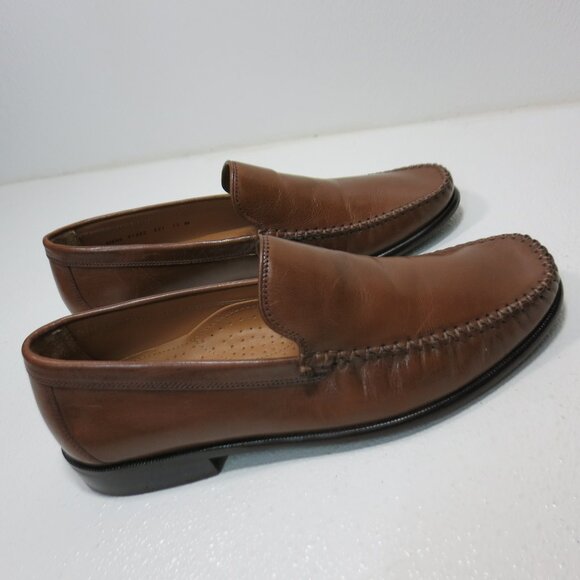 Brass Boot Oil Tanned Leather Casual Comfort Dress Moccasins Shoes Men\'s Sz 11 main image 4
